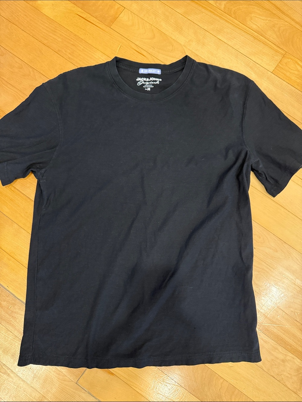 Jack & Jones Black Short Sleeve Crewneck Tee
